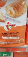 Croissant con farcitura all'albicocca