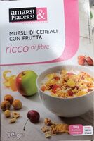 Muesli di cereali con frutta