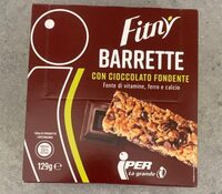 Barrette con cioccolato fondente