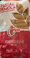 Pasta di semola di grano duro Tortiglioni