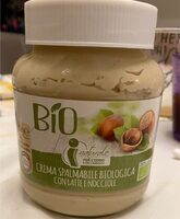 Crema spalmabile biologica con latte e nocciole