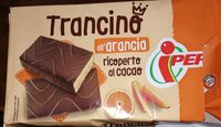 Trancino all'arancia ricoperto di cacao