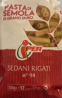 Pasta di semola di grano duro Sedani Rigati