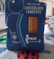 Frollini con cioccolato fondente