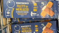 Bastoncini Filetti di Merluzzo in croccante panatura