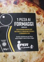 1 pizza ai formaggi