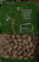 Pistacchi in guscio tostati e salati