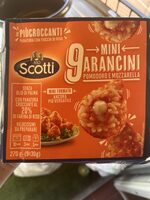 9 Mini Arancini Pomodoro E Mozzarella