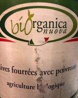 Olives fourrées avec poivrons