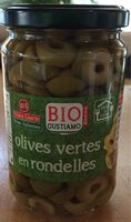 Olives vertes en rondelles
