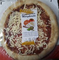 La pizza con il bordo Margherita