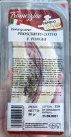 Prosciutto cotto e funghi