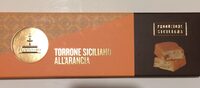 Torrone siciliano all'arancia