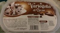 Gelato variegato al cacao