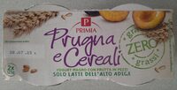 Yogurt magro alla prugna cereali