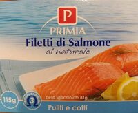 Filetti di salmone al naturale