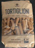 Tortiglioni pasta di semola integrale di grano duro