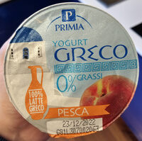 Yogurt Greco Pesca