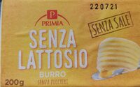 Burro senza lattosio