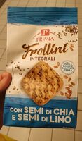 Frollini integrali con semi di chia e lino