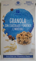 Granola con cioccolato fondente e nocciole