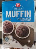 Muffin al cacao con gocce di cioccolato