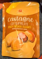 Castagne cotte e pelate