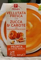 Vellutata fresca con zucca e carote