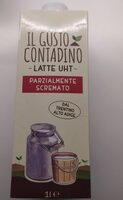 Il gusto contadino latte uht parzialmente scremato