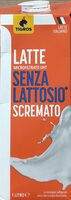 Latte senza lattosio scremato