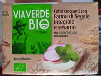 Fette di segale integrale e sesamo