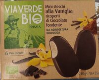Mini stecchi alla vaniglia cioccolato fondente