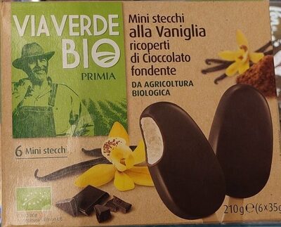 Mini stecchi alla vaniglia cioccolato fondente