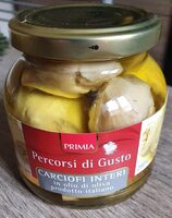 Carciofi interi in olio di oliva