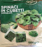 Spinaci in cubetti surgelati