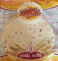5 piade sottili
