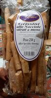 Grissini alle nocciole stirati a mano