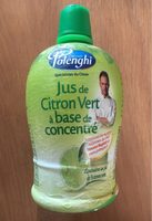 Jus de citron vert à base de concentré