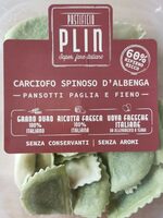 Carciofo spinoso d'Albenga pansotti paglia e fieno