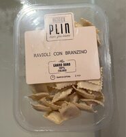 Ravioli con branzino