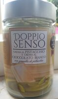 Doppio senso crema al pistacchio e crema al cioccolato bianco