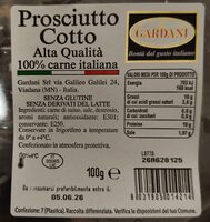 Prosciutto Cotto Gardani