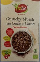 Crunchy muesli con cocco e cacao