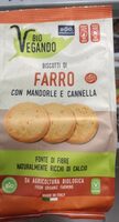 Biscotti di farro con mandorle e cannella