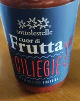 Cuore di frutta ciliegie