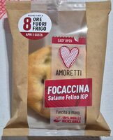 Focaccina salame di felino igp