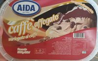 Gelato al gusto caffè affogato variegato al caffè