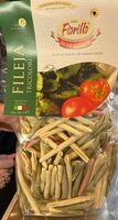 Pâtes fileja tricolores