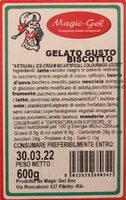 Gelato gusto biscotto