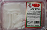 Gelato fior di latte con latte fresco di capra